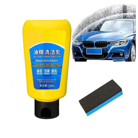 Car glass oil film remover Glass polishing Composite windshield wiper Car glass polishing Clear Windows Car beauty Peaceful Pleasures Health and Wellness