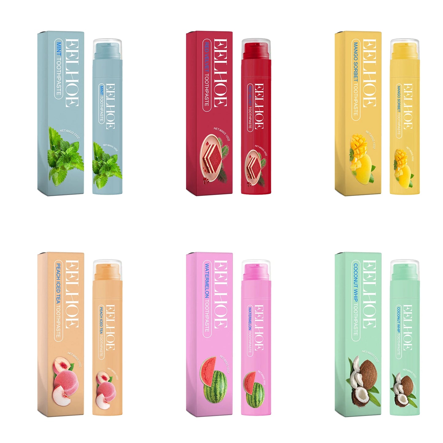 Eelhoe Fruity Whitening Toothpaste – Stain Removal & Fresh Breath