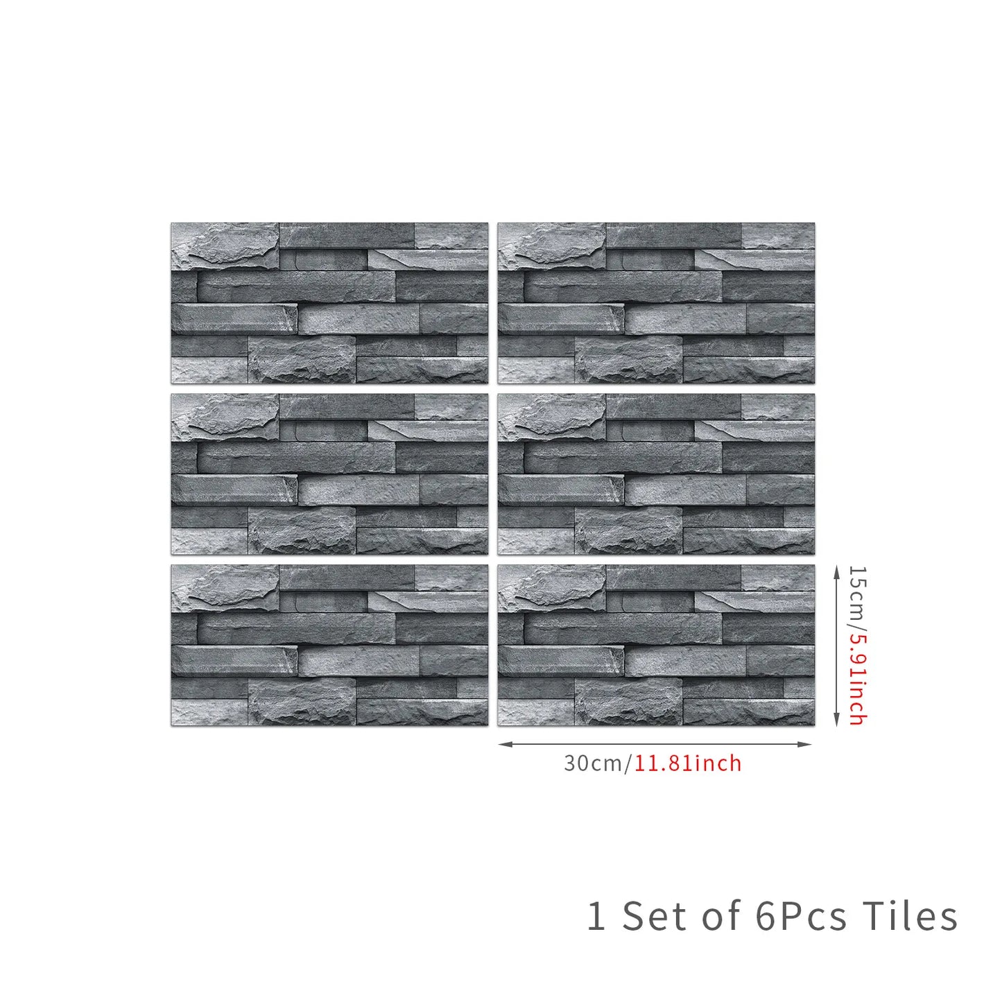 New stone-patterned crystal self-adhesive wall film for kitchen and bathroom, waterproof and moisture-proof wallpaper Peaceful Pleasures Health and Wellness FG-L2 6PS