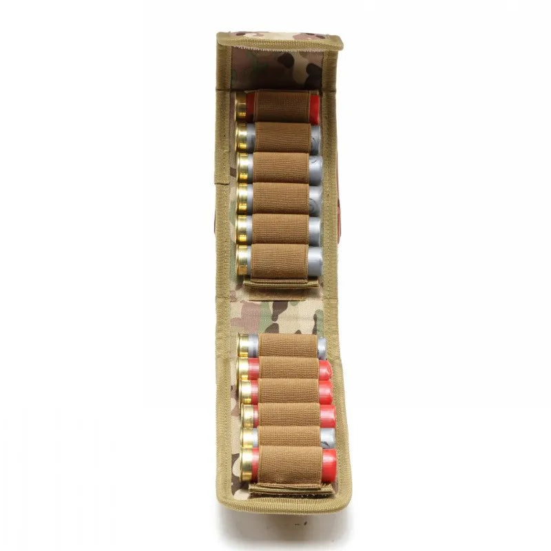 Cartridge Bag Tactical Hunting 16-Round Shotgun Storage Bag Molle Accessory Bag Molle Magazine Pouch Cartridge Holder Gun Peaceful Pleasures Health and Wellness