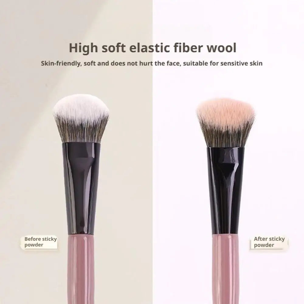 Angled Powder Blush Brush – Soft Synthetic Makeup Brush