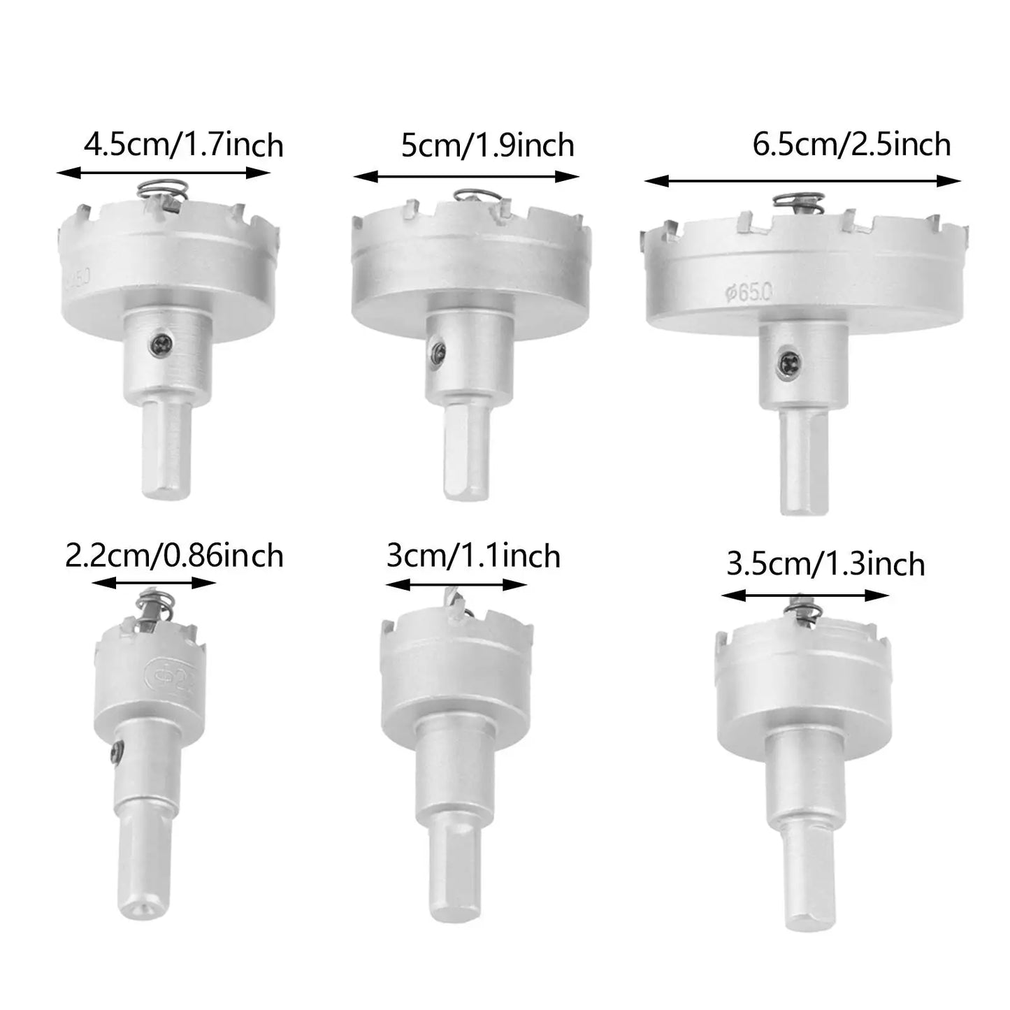 22 30 35 45 50 22- Cemented Carbide Hole Saw Bit Metalworking Cutter