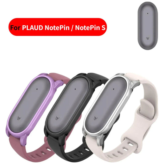 PLAUD NotePin & NotePin S Silicone Wristband Protective Case Tech Accessories Peaceful Pleasures Health and Wellness