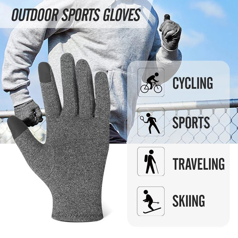 1Pair Compression Arthritis Gloves Premium Arthritic Joint Pain Relief Hand Gloves Therapy Full Fingers Sport Compression Gloves Peaceful Pleasures Health and Wellness