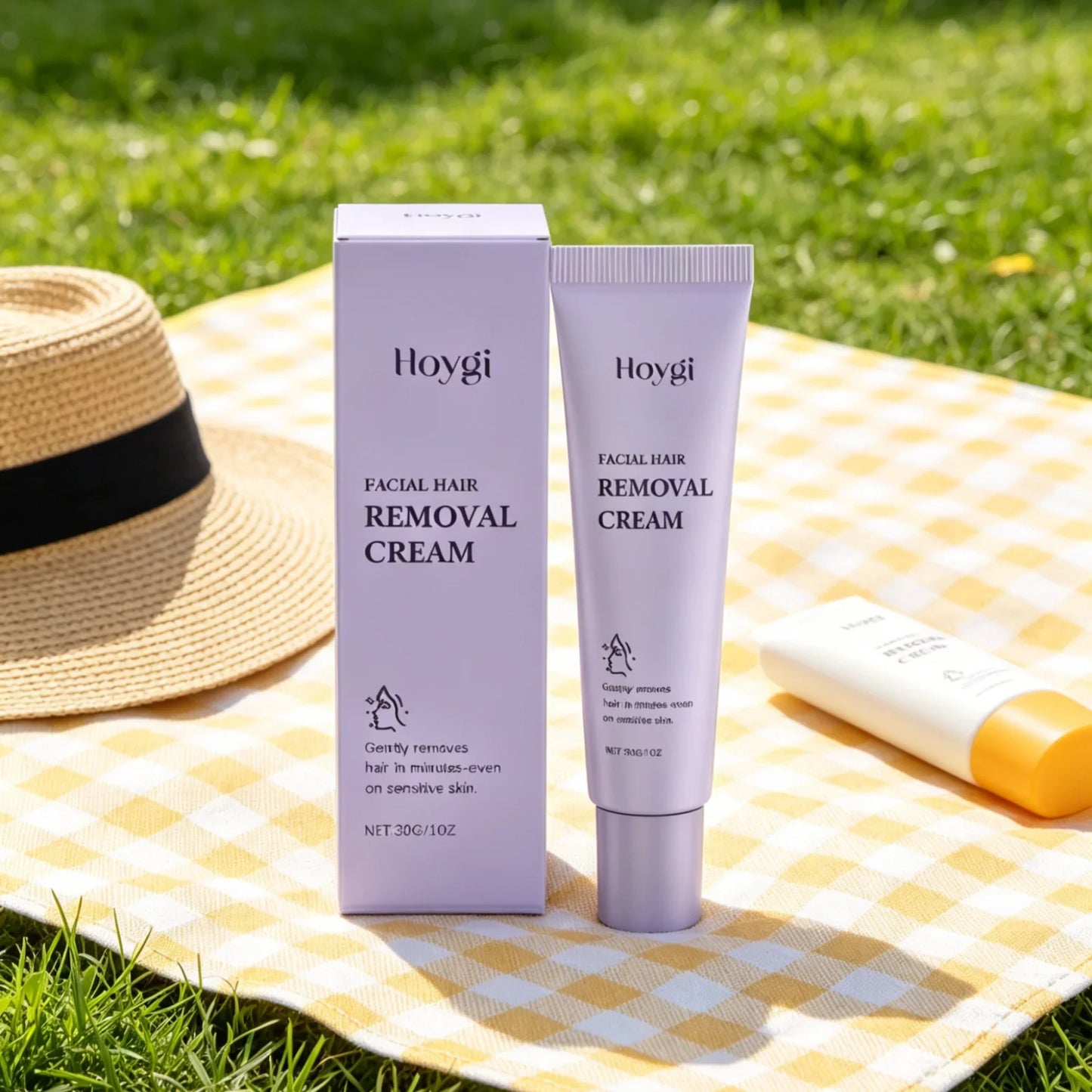 Hoygi Facial Hair Removal Cream – Gentle Depilatory 30g