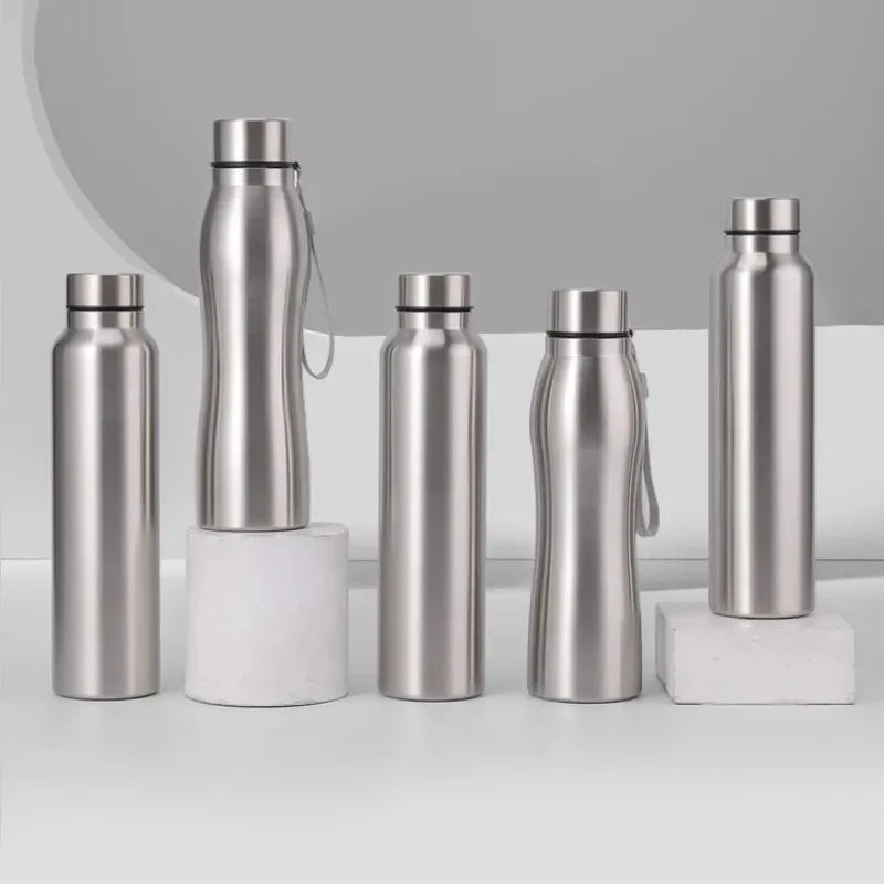 1000ml Stainless Steel Sport Water Bottle – Rugged Metal Flask for Camping & Gym