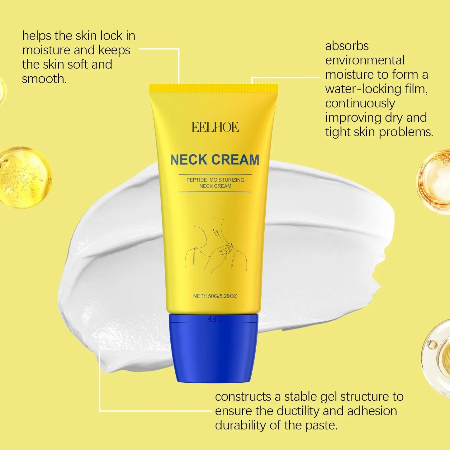 Eelhoe Neck Firming Cream – Tighten, Hydrate & Reduce Lines