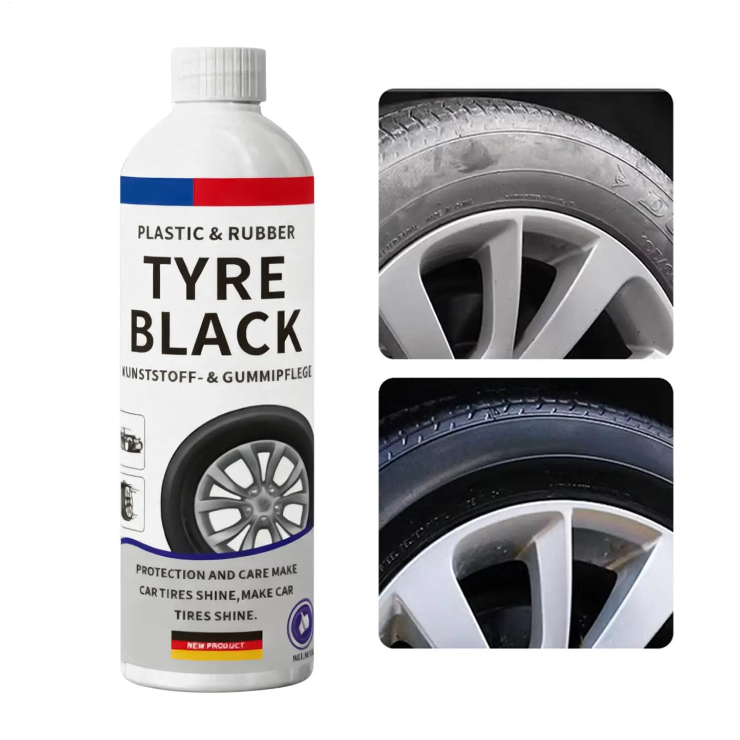 Tire Shine Spray, Long-Lasting Gloss & Dust-Proof Protectant for Car Truck SUV RV Wheels, Seasonal Maintenance & Vehicle Care Peaceful Pleasures Health and Wellness