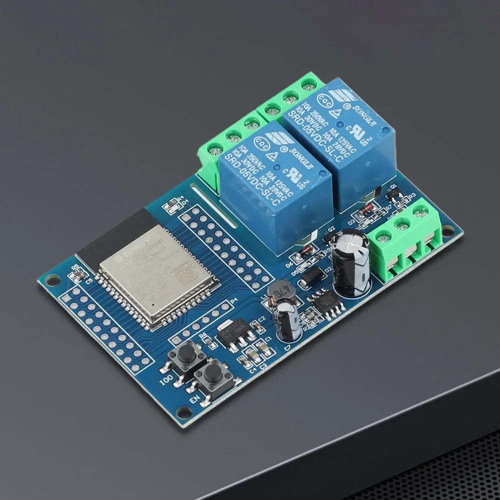 ESP32 WiFi Bluetooth BLE Relay Module – 1/2/8 Channel Development Board Peaceful Pleasures Health and Wellness