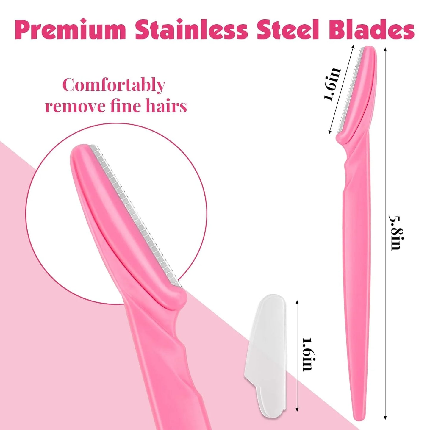 Precision Eyebrow Facial Razor Set | 5–12 Piece Unisex Kit