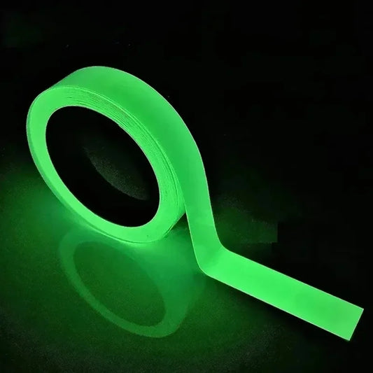 Glow-in-the-Dark Fluorescent Safety Tape – Stairs & Stage Fluorescent Safety Tape Peaceful Pleasures Health and Wellness