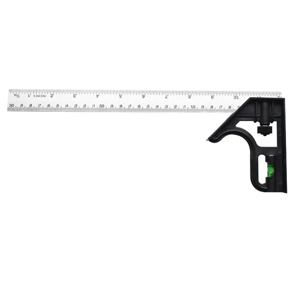 Combination Square Ruler – 45° & 90° Woodworking Measuring Tool