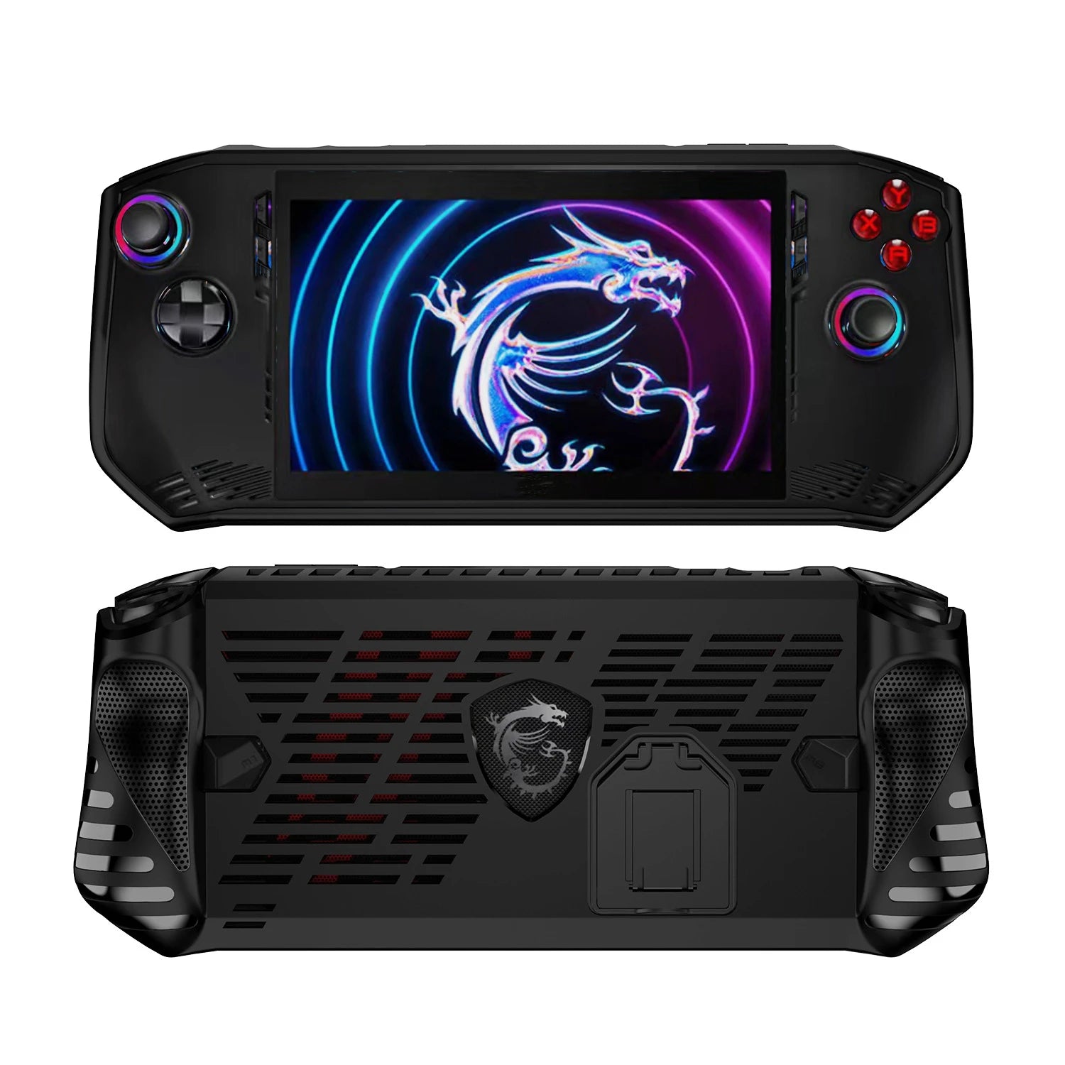 Protective Sleeve For MSI Claw Game Machine TPU With Stand Protective Case Game Machine Protective Case Peaceful Pleasures Health and Wellness