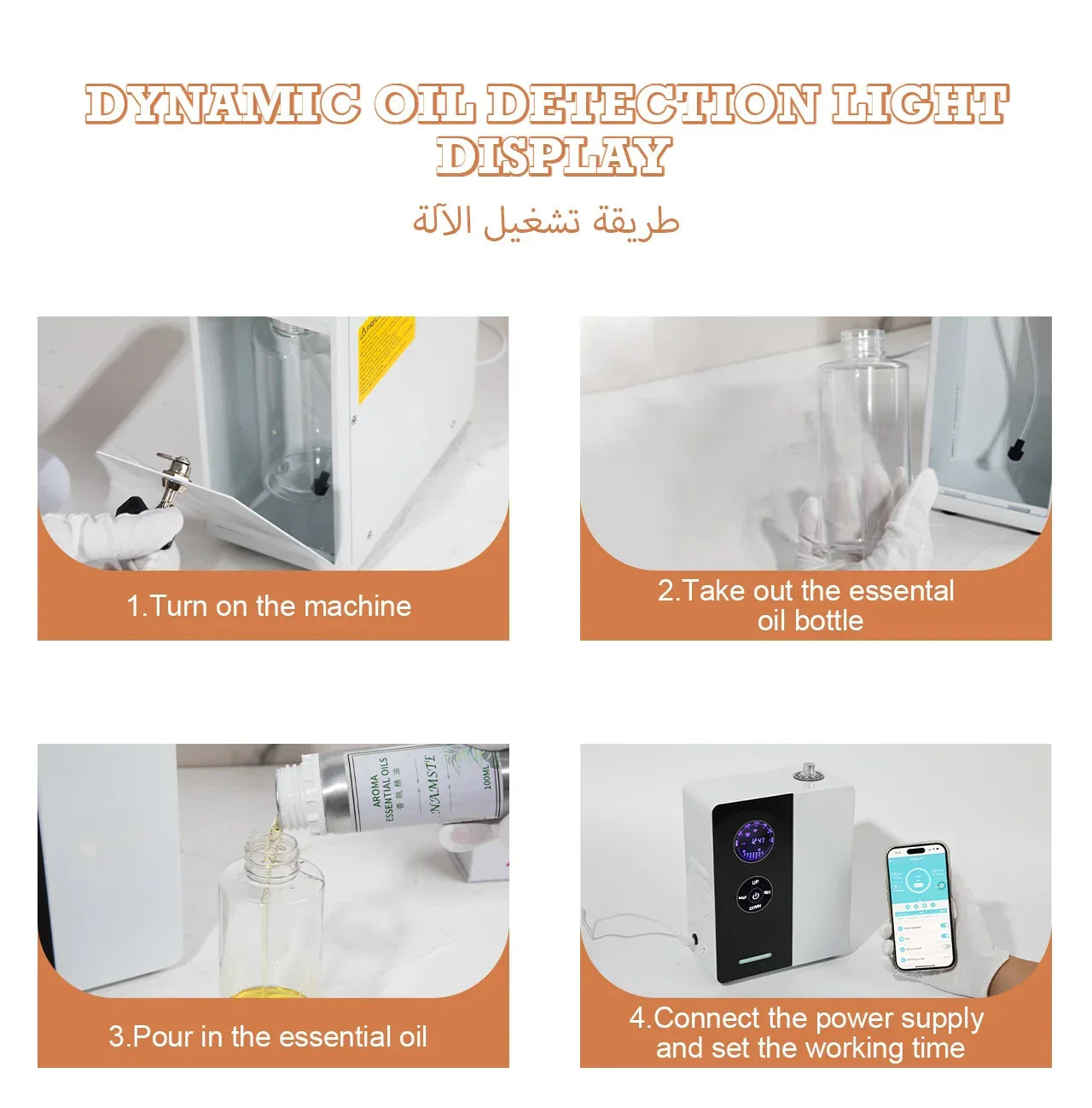 NAMSTE WiFi Scent Diffuser – 1,200 Sq Ft HVAC Smart Home Peaceful Pleasures Health and Wellness