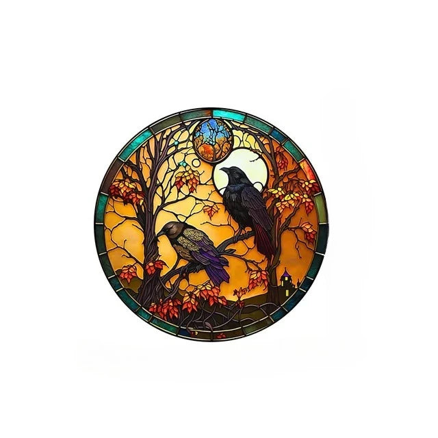Halloween Static Cling Window Stickers | Reusable Glass Decals