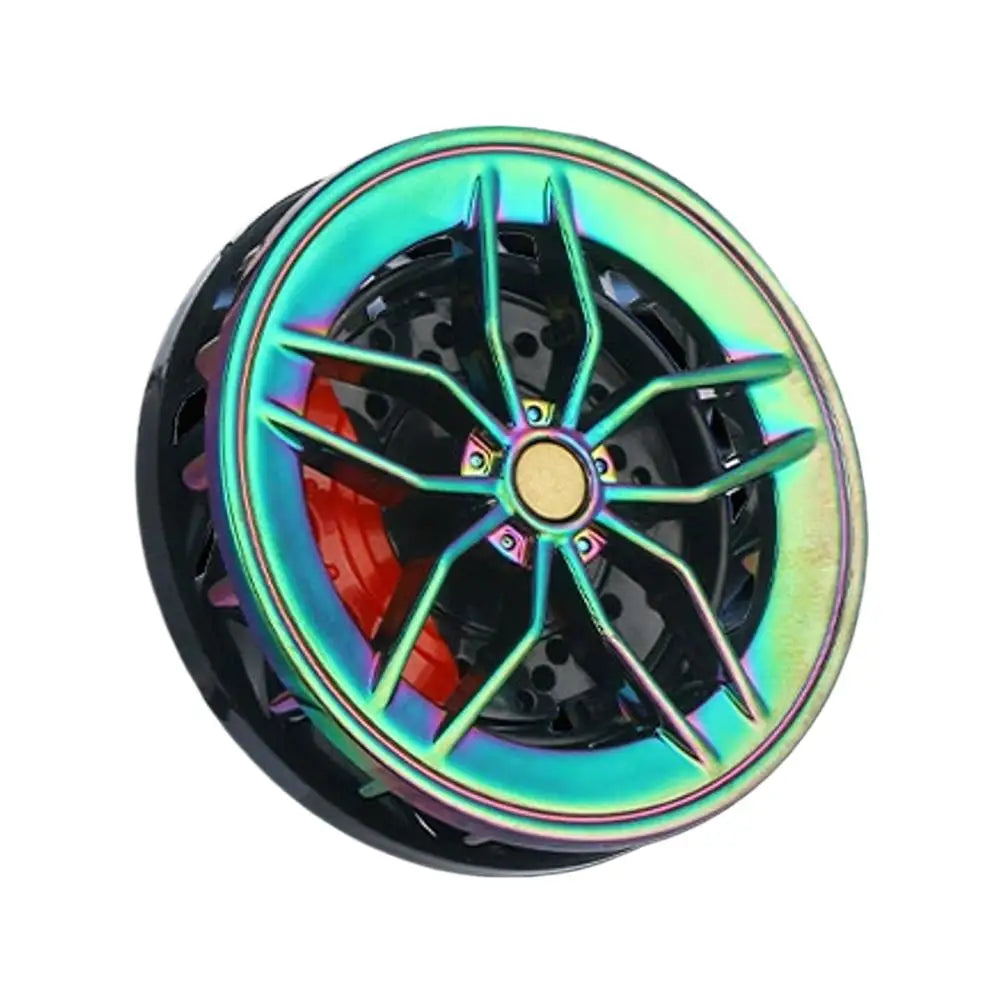 Sports Car Wheel Shape Car Air Freshener Vent Clip Rotatable Auto Air Outlet Perfume Diffuser Decor Car Interior Aromatherapy Peaceful Pleasures Health and Wellness B