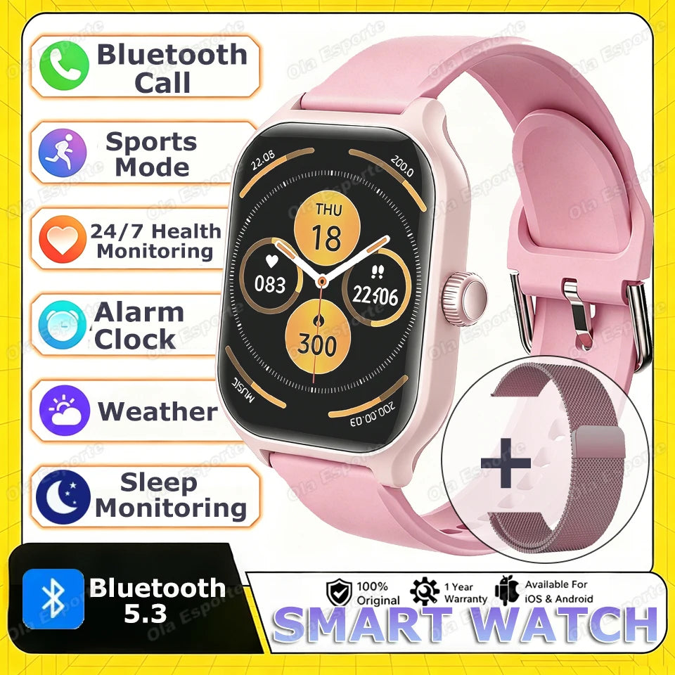Smart Watch For Android IOS Watches 1.88 inch HD Display BT Call Message Alert Music Sports Mode Smartwatch Men Women Gift HW12 Peaceful Pleasures Health and Wellness Pk20Milan