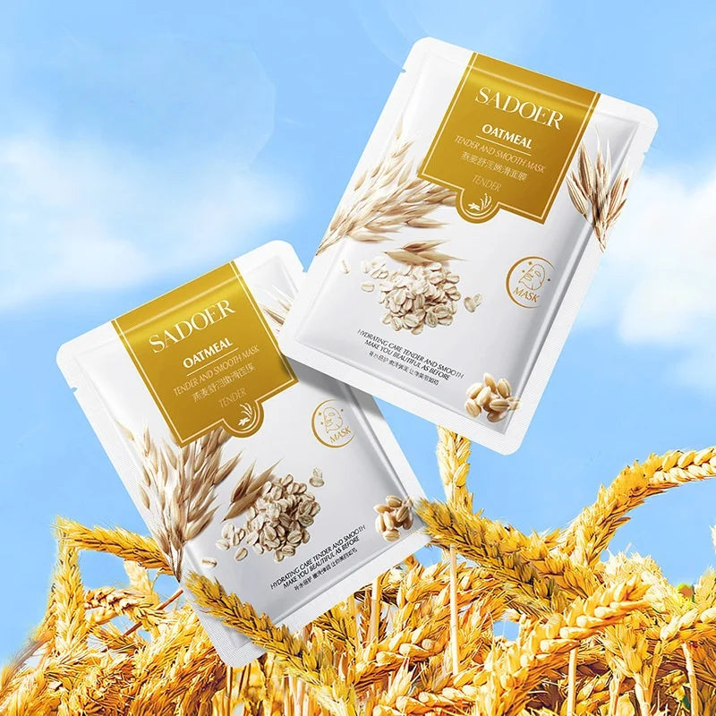 Oatmeal Face Mask – Glycerin & Hyaluronate Deep Hydration