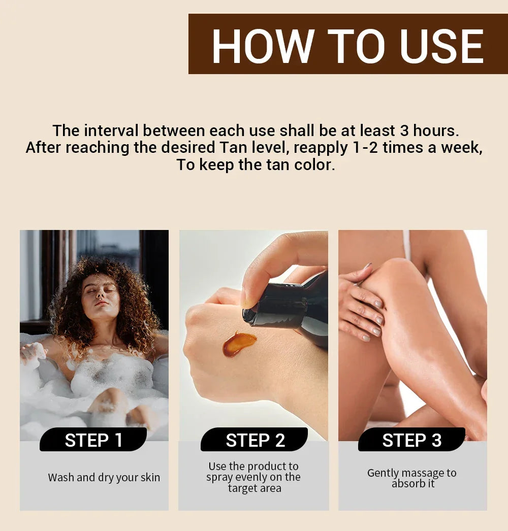 ENVISHA Organic Self Tanning Lotion – 300ml Self Tanner ENVISHA