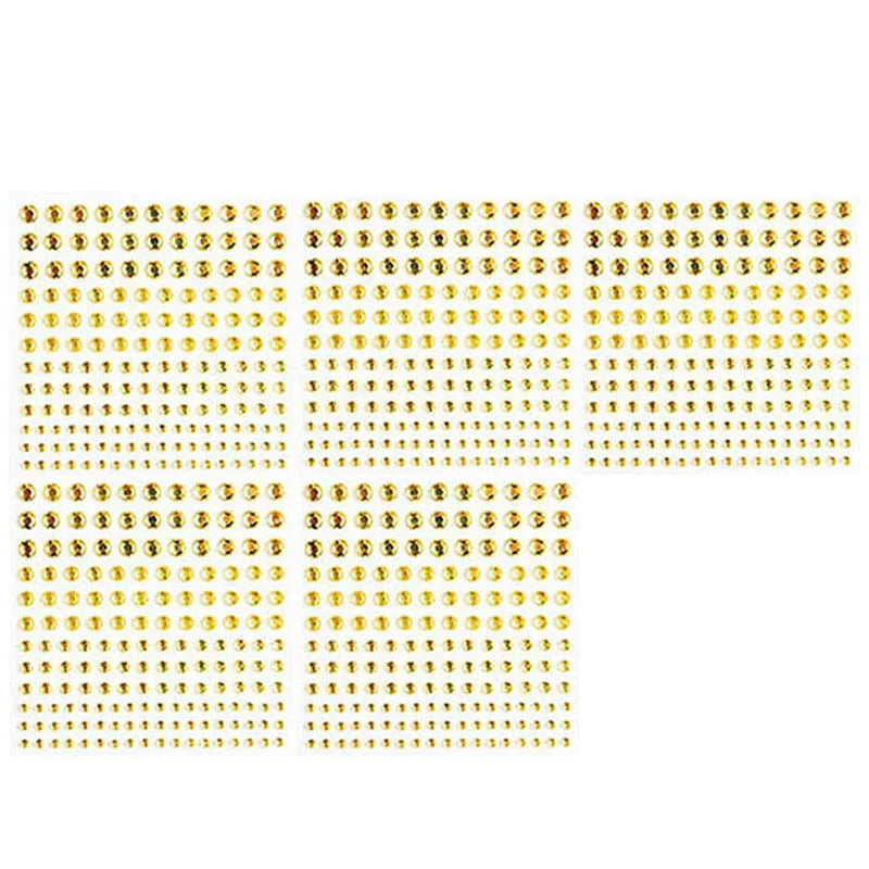 Self Adhesive Rhinestone Gem Stickers Face Nail Body Makeup Festival