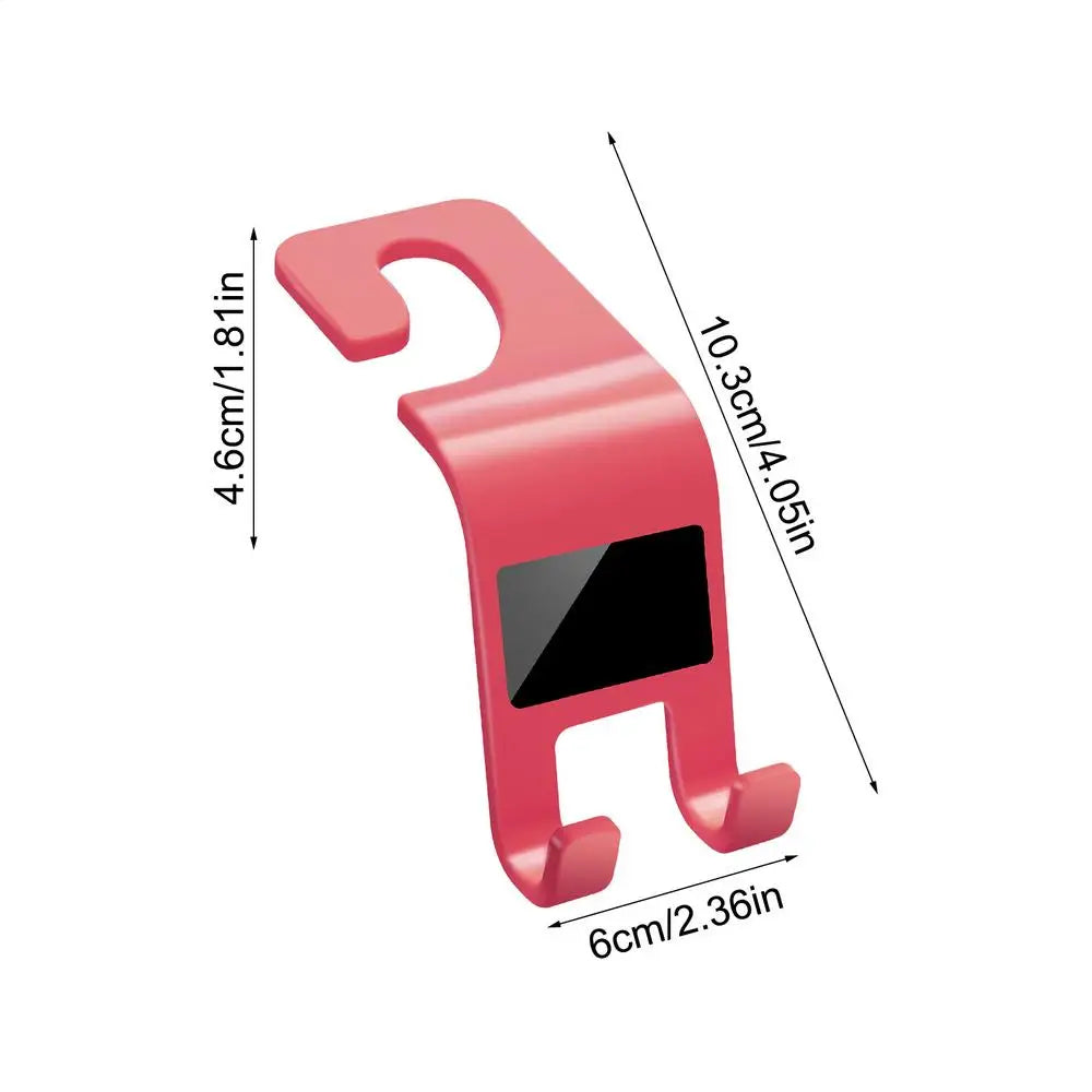 Universal Car Headrest Hook – Seat Back Bag Hanger Organizer