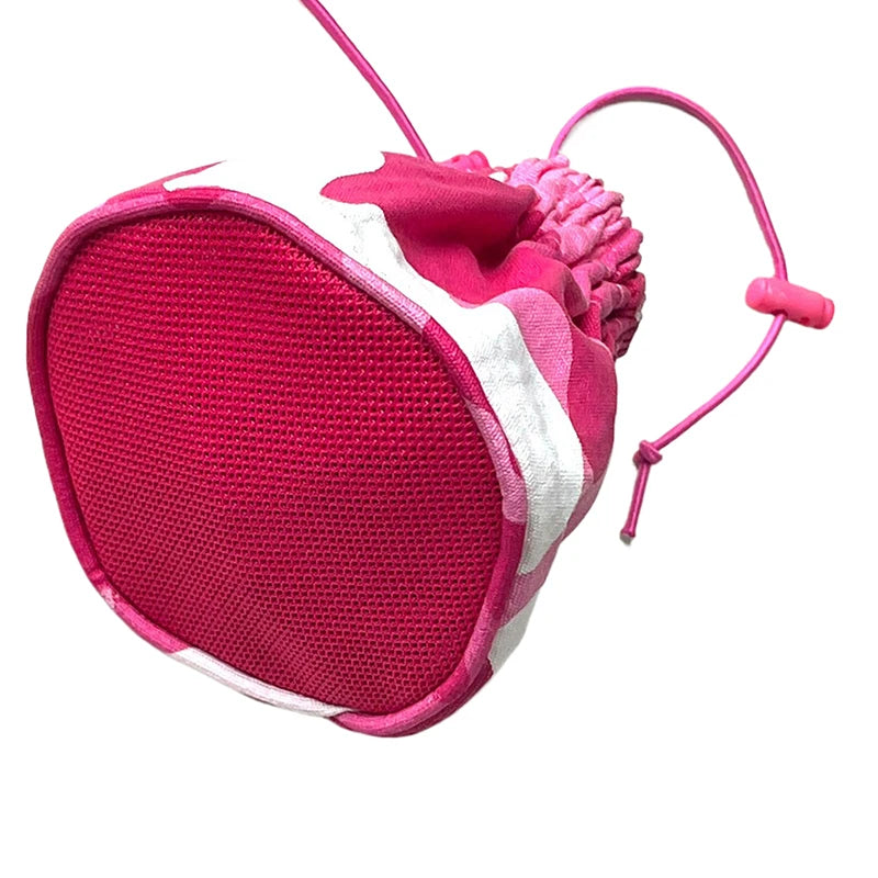 Universal Travel Hair Dryer Diffuser Storage Bag Organizer Cloth Curl Hairdryer Diffuser Cover Sleeve Hair Styling Blower Parts Peaceful Pleasures Health and Wellness Rose red