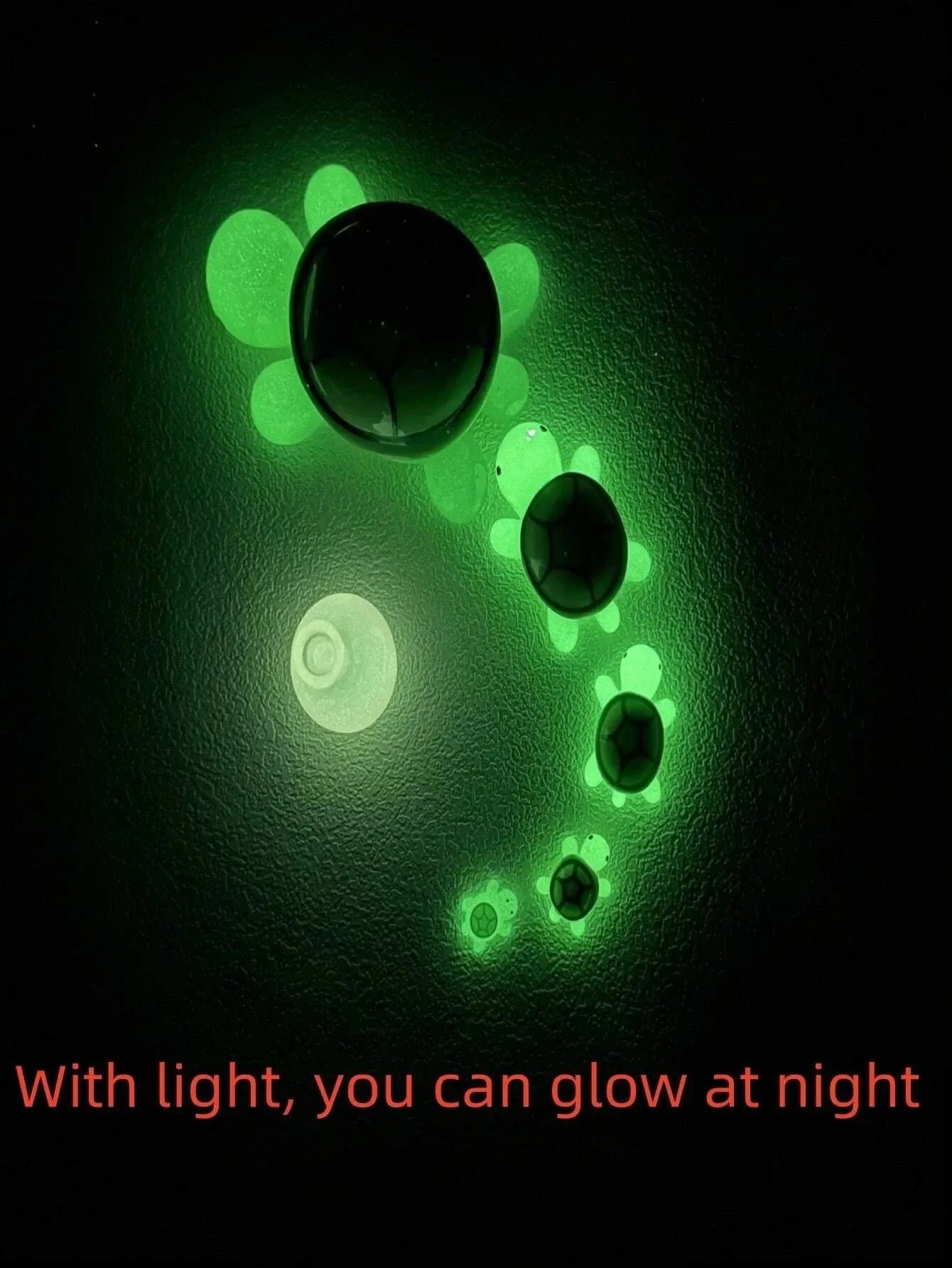 Glow-in-the-Dark 3D Turtle Figurines 30/50pcs – Party Decor