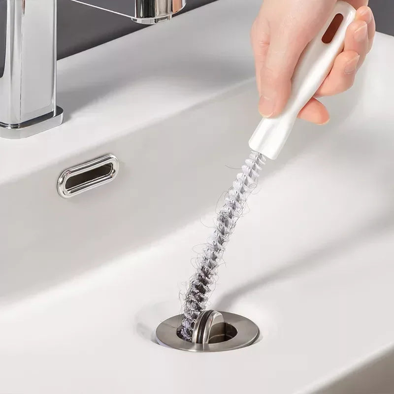 Flexible Drain Cleaning Brush – Sink & Pipe Hair Remover