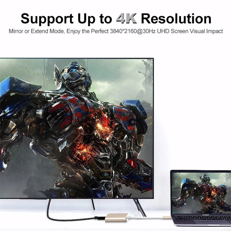 3-in-1 USB C Hub 4K hdmi Adapter Type C to HDMI USB 3.0 PD Charging Port Converter for MacBook Huawei Laptop Peaceful Pleasures Health and Wellness