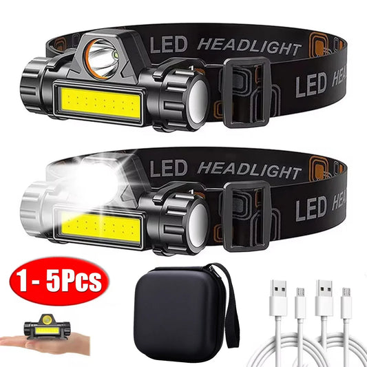 Rechargeable COB LED Headlamp – Magnetic & Waterproof 300 Lm LED Headlamp Oasis Select