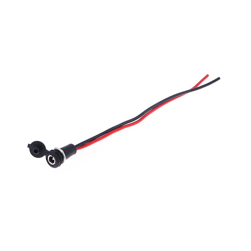 1Pc DC power Female With Cable Wired 5.5 * 2.1 5.5*2.5mm DC Socket High Current All Male Female Power Plug Contor Peaceful Pleasures Health and Wellness D2.1