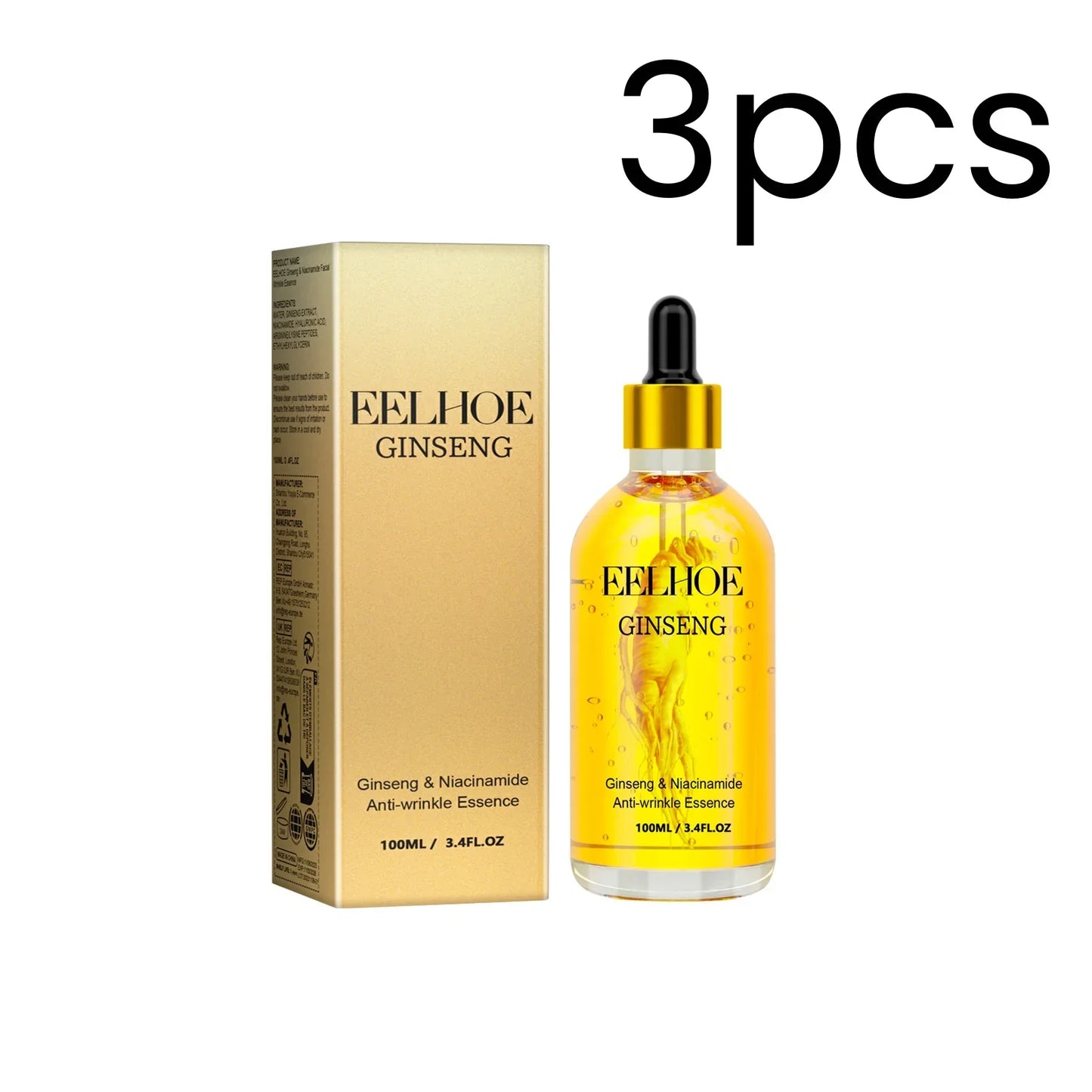 EELHOE Anti-Wrinkle Face Serum – Niacinamide & Ginseng