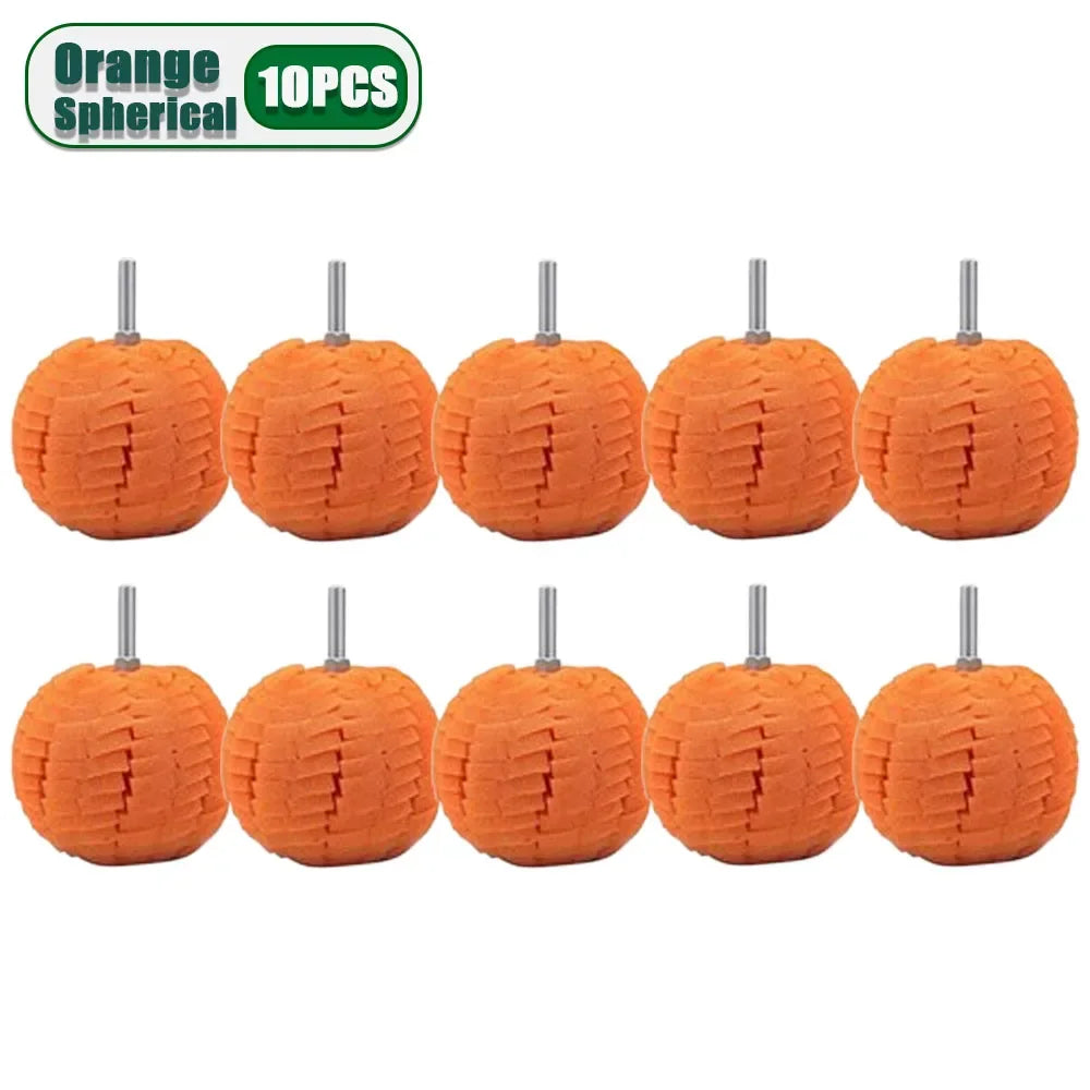 Car Wheel Hub Polishing Sponge Cone – Rim Cleaner Tool