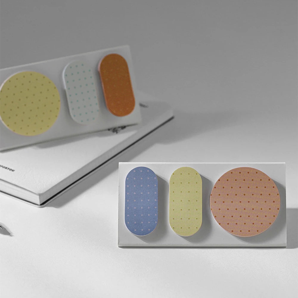 Calendar Sticky Notes Polka Dot Geometric Note Stickers Office Ledger