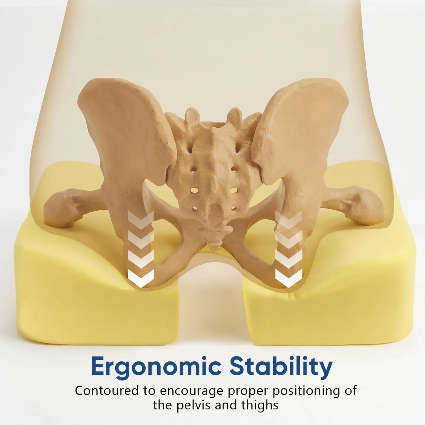 Ergonomic Wheelchair Cushion – T-Cutout for Sciatica & Pressure Relief Peaceful Pleasures Health and Wellness