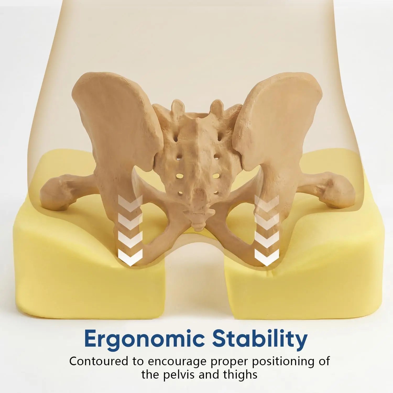 Ergonomic Wheelchair Cushion – T-Cutout for Sciatica & Pressure Relief Peaceful Pleasures Health and Wellness