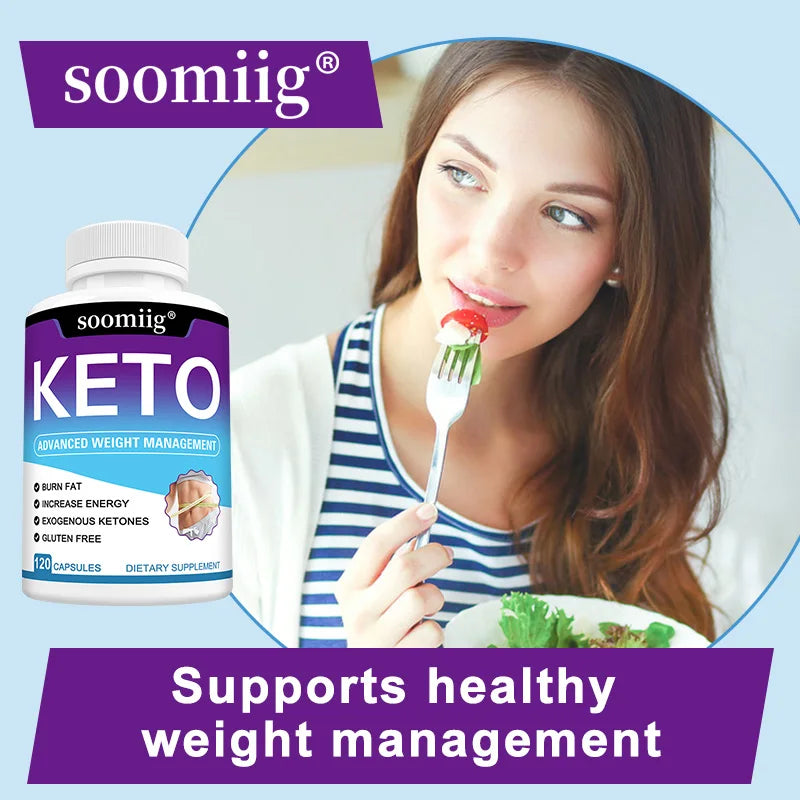 SOOMIIG Keto Capsules – Detox, Appetite Suppress & Energy Boost