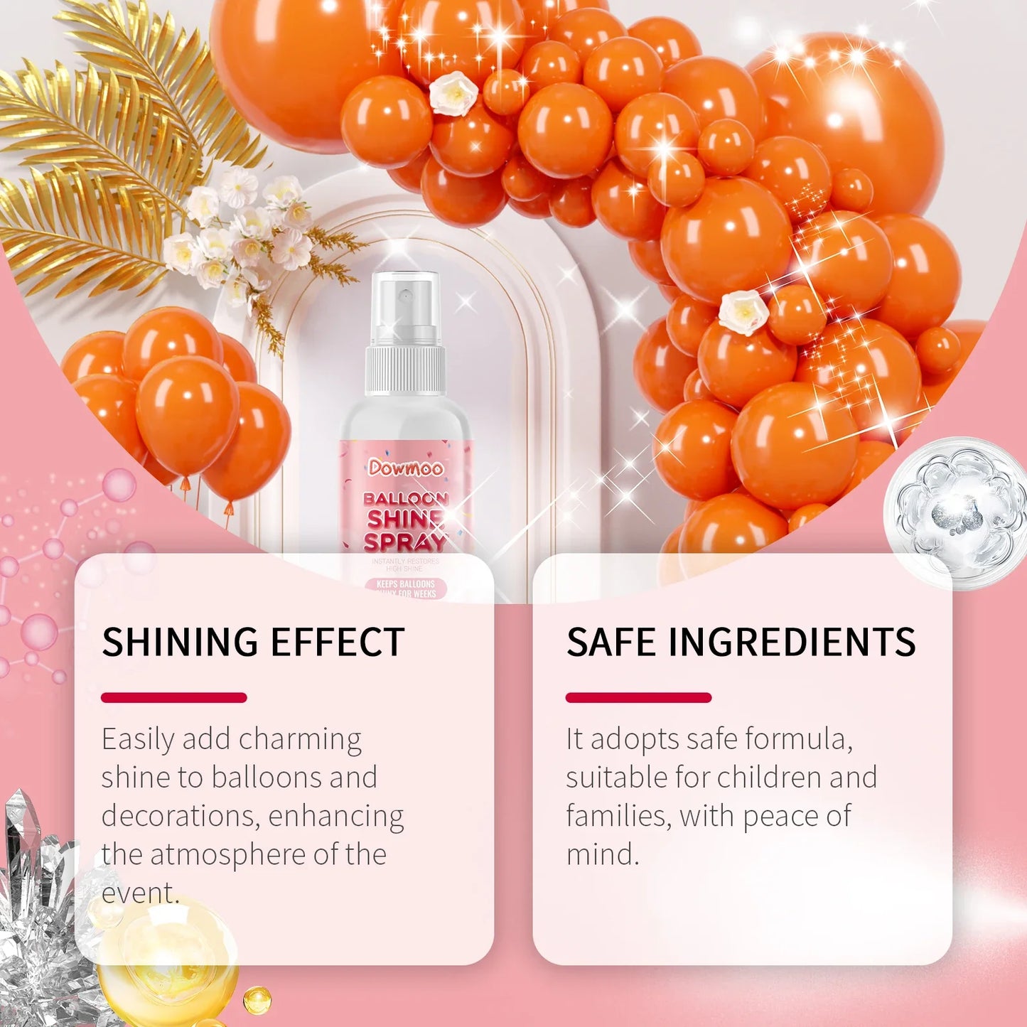 Balloon Shine Spray | Glossy Latex Balloon Polish 100ml