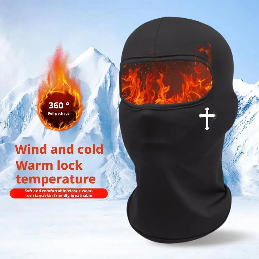 Christian Cross Balaclava Full Face Mask | Breathable Ski Mask Balaclava Face Mask Peaceful Pleasures Health and Wellness