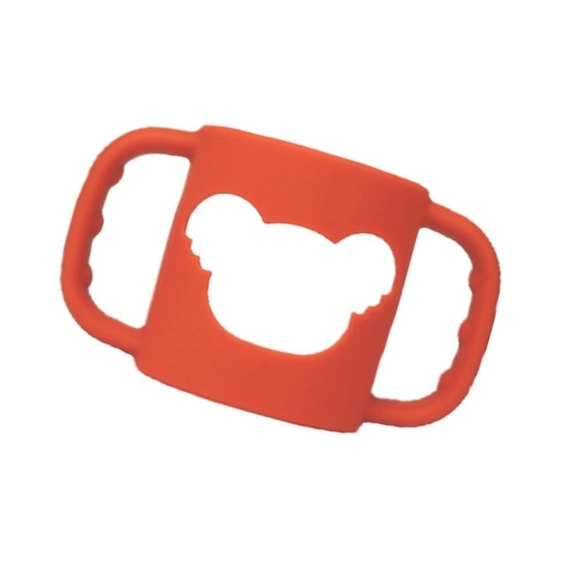 Baby Bottle Silicone Grip Handle Sleeve | Infant Feeding Aid