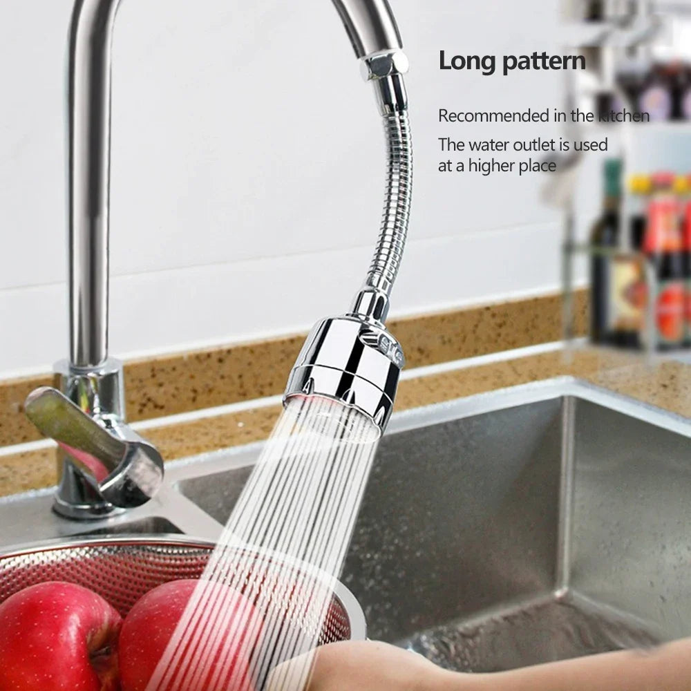 360 Degree Swivel Kitchen Faucet Aerator Adjustable Dual Mode Sprayer Filter Diffuser Water Saving Nozzle Faucet Connector Peaceful Pleasures Health and Wellness