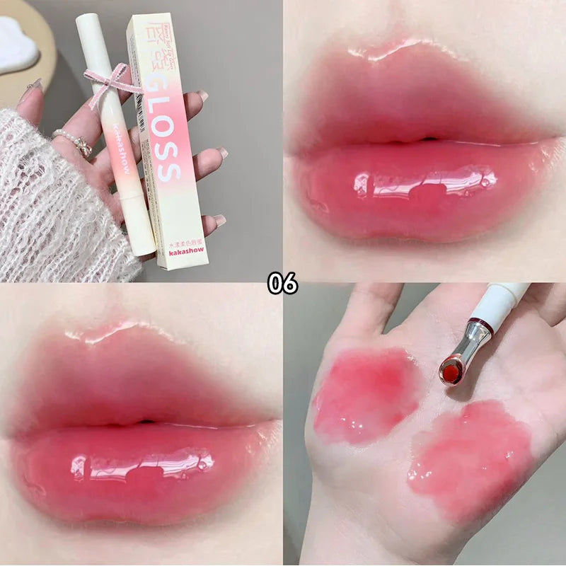 Kakashow Mirror Watery Jelly Lip Gloss | Moisturizing Lip Tint