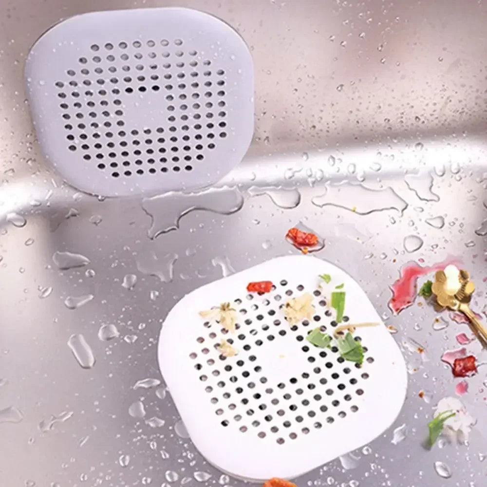 Hot Sink Drain Strainer Hair Catchers Rubber Shower Bathtub Floor Filter Water Stopper Silicone Bathroom Kitchen Deodorant Plug Peaceful Pleasures Health and Wellness
