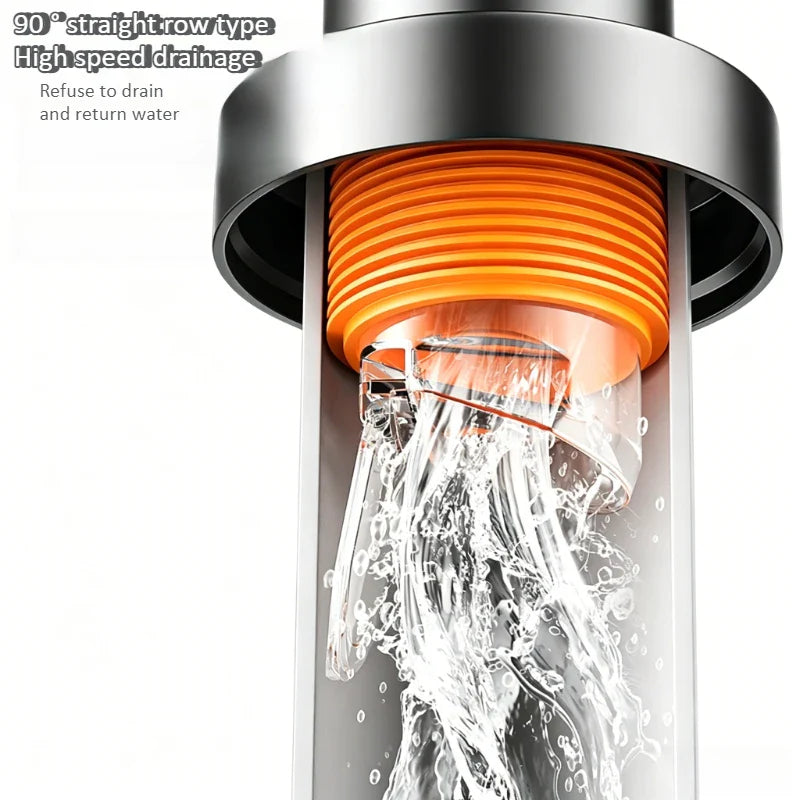 Copper Floor Drain Check Valve – Anti-Odor Sealing Plug