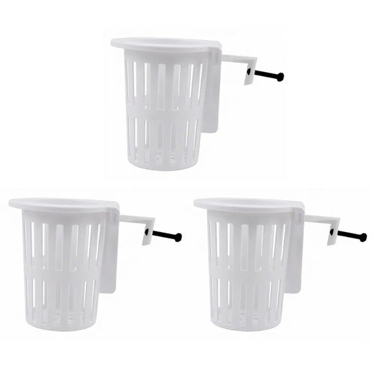 Wall-Mounted Aquarium Plant Basket | Aquatic Tank Planter 3-Pack Aquarium Plant Basket Oasis Select 0.79-1.57 in-Round 1