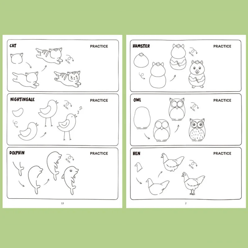 Art Learning Book Kids How Draw Everything Simple Steps Boost