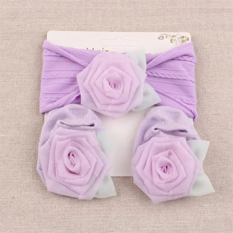 Newborn Baby Socks & Headband Set | Unisex 0–1 Year