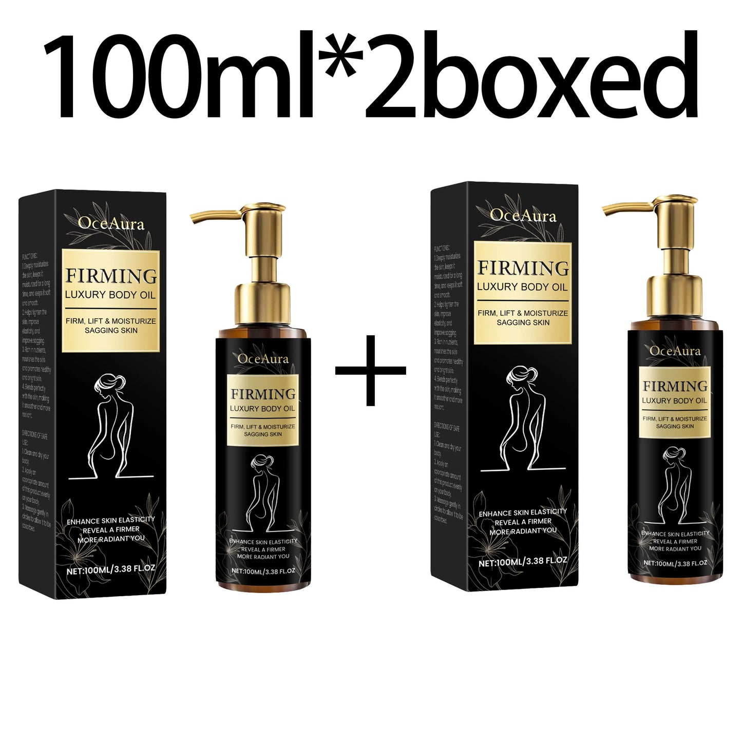 OceAura Firming Anti-Cellulite Body Oil | Skin Tightening 100ml