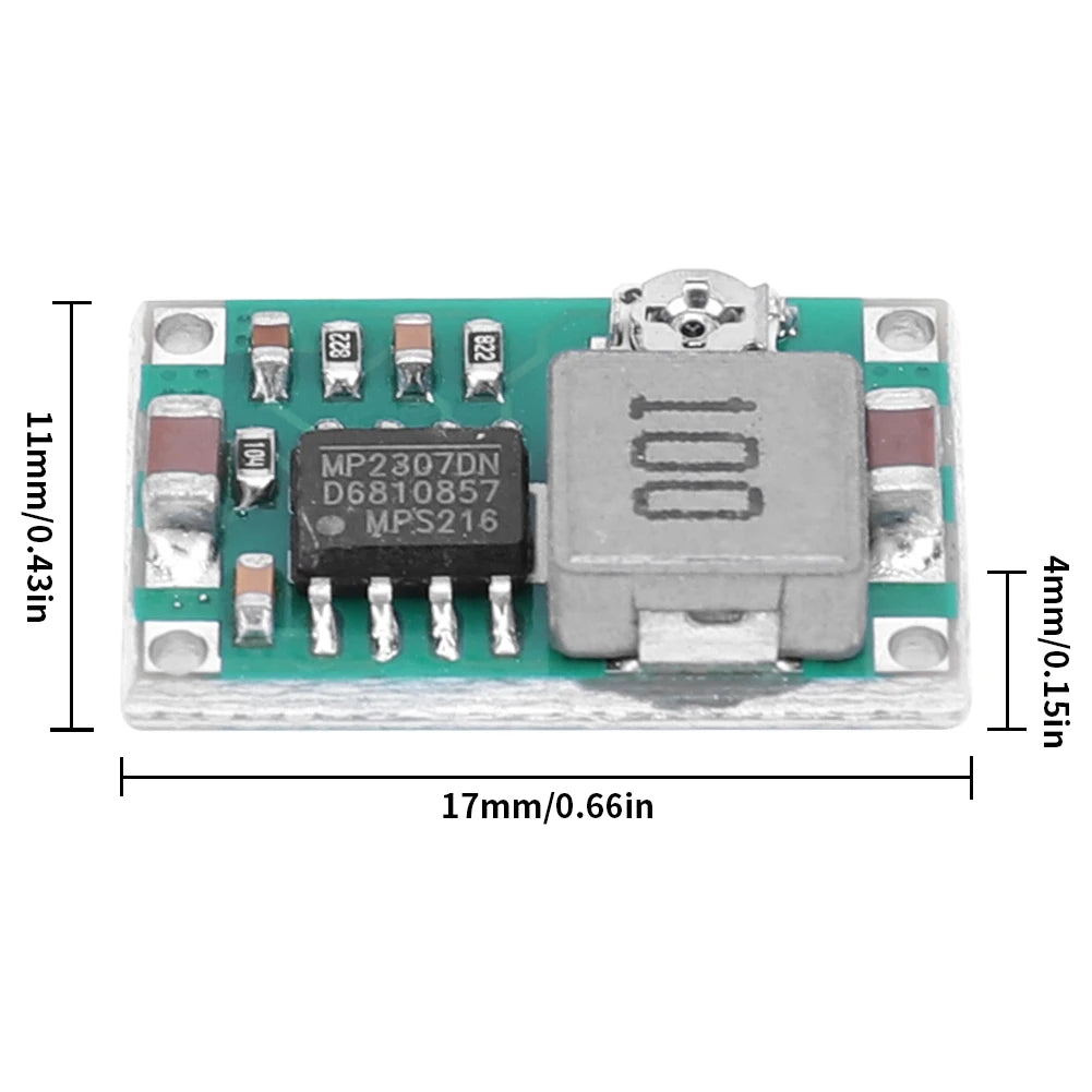 1-10pcs Mini360 RC Airplane Module Mini 360 DC Buck Converter 2A Step Down Module 4.75V-23V to 1V-17V 17x11x4mm LM2596 Peaceful Pleasures Health and Wellness