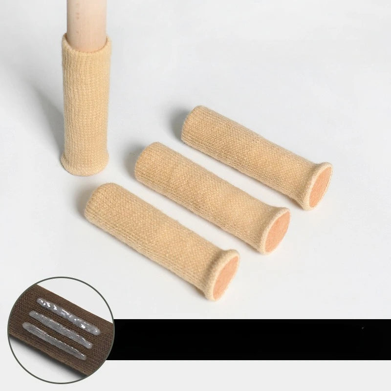 4-Pack Furniture Leg Socks | Non-Slip Floor Protectors